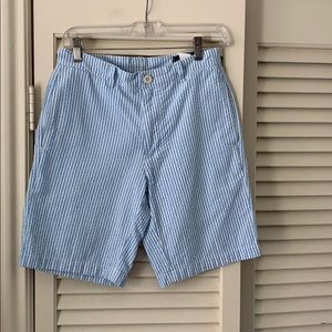 Young Men’s seersucker shorts. Size 16/18
